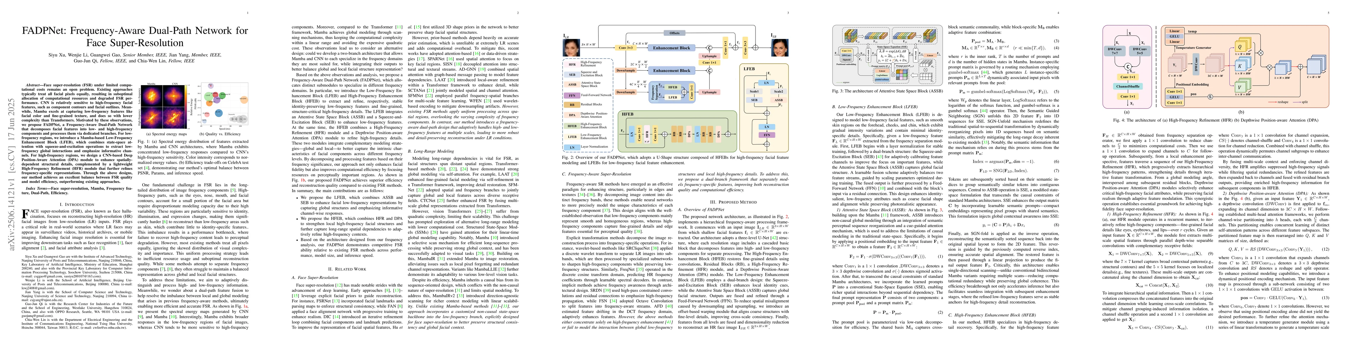 Thumbnail for FADPNet: Frequency-Aware Dual-Path Network for Face Super-Resolution