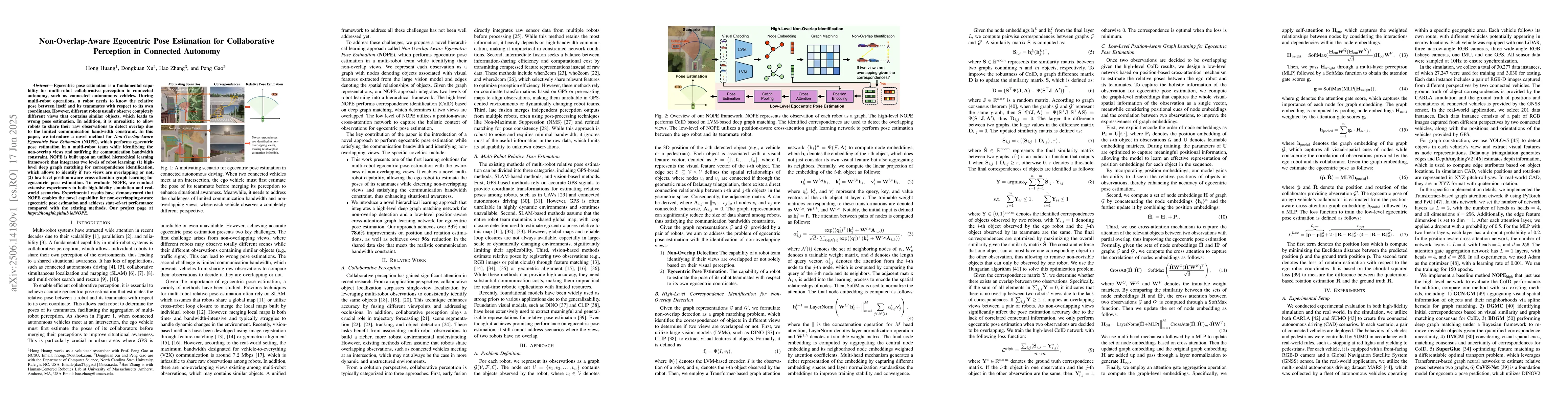 Thumbnail for Non-Overlap-Aware Egocentric Pose Estimation for Collaborative
  Perception in Connected Autonomy