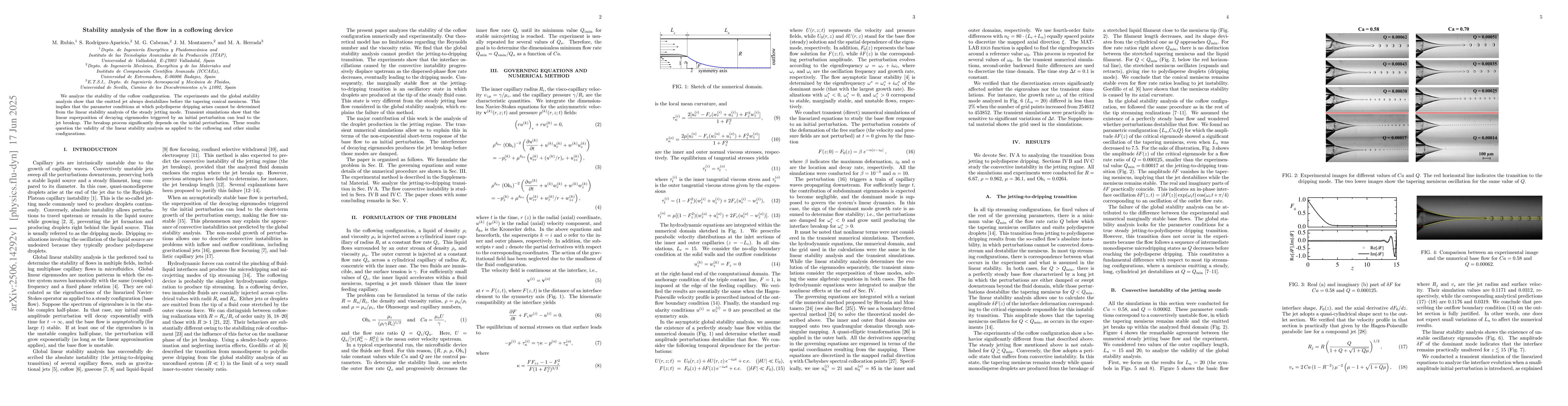Thumbnail for Stability analysis of the flow in a coflowing device