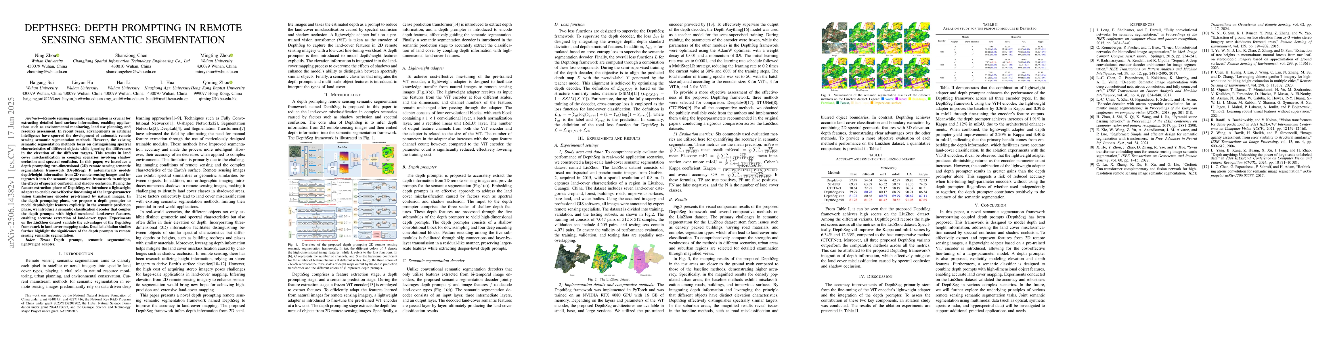 Thumbnail for DepthSeg: Depth prompting in remote sensing semantic segmentation