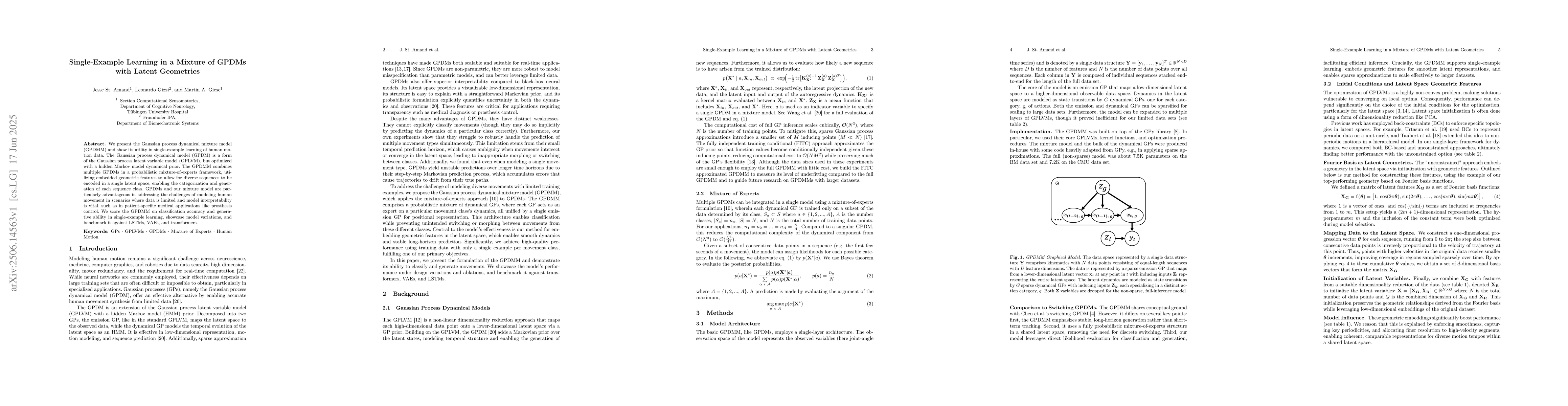 Thumbnail for Single-Example Learning in a Mixture of GPDMs with Latent Geometries