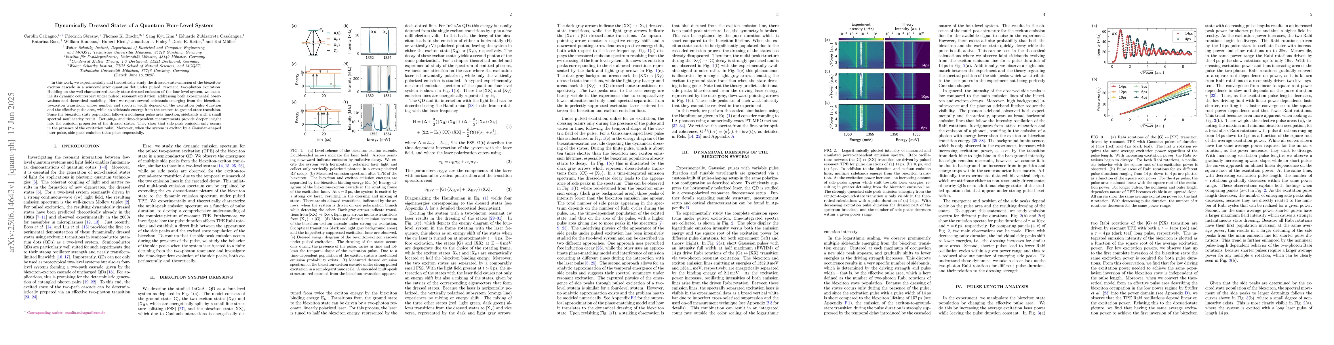Thumbnail for Dynamically Dressed States of a Quantum Four-Level System