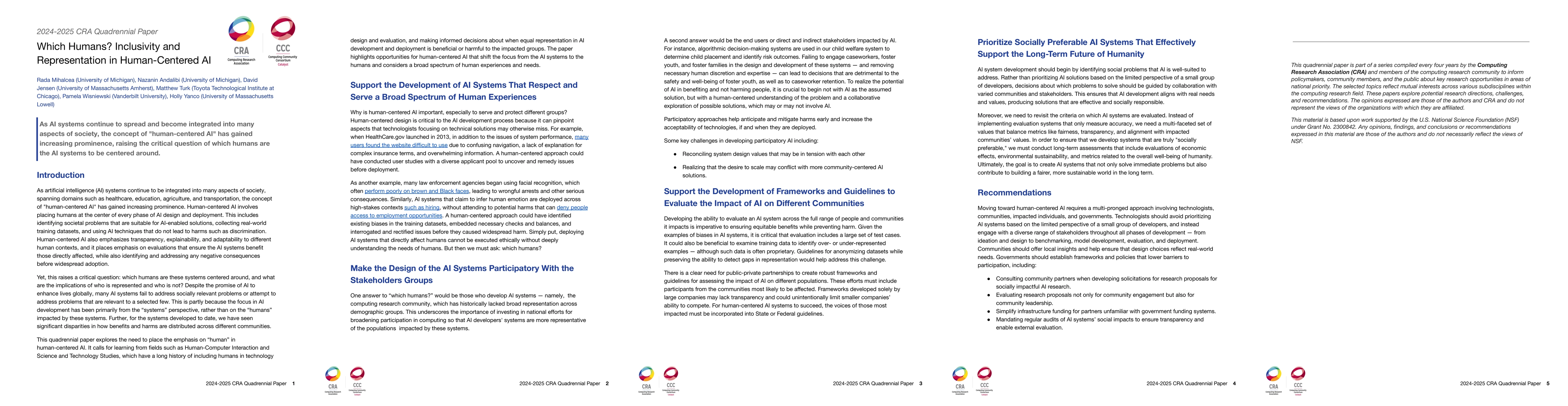 Thumbnail for Which Humans? Inclusivity and Representation in Human-Centered AI