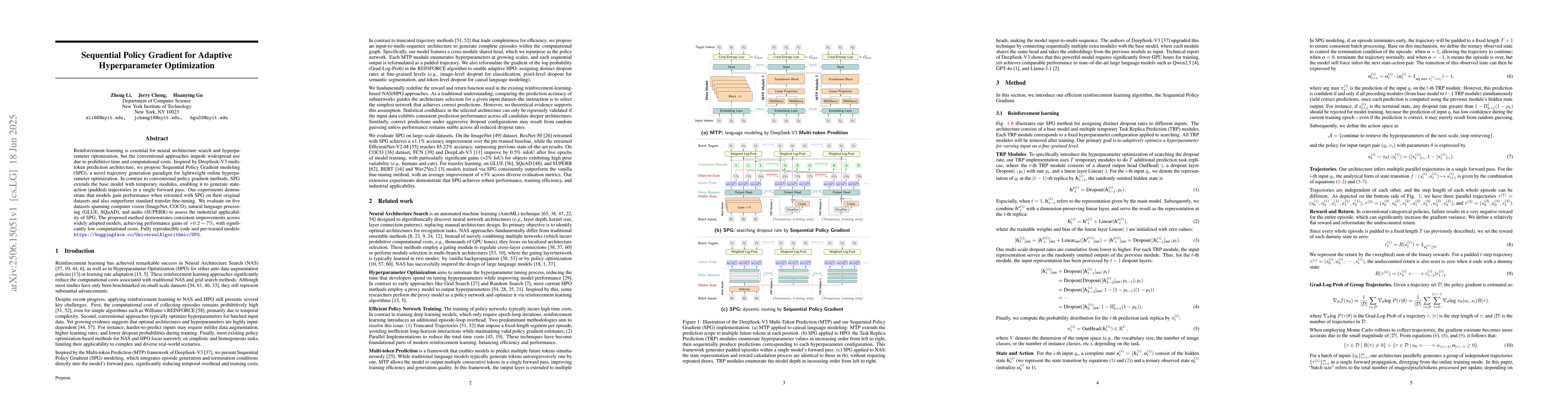 Thumbnail for Sequential Policy Gradient for Adaptive Hyperparameter Optimization