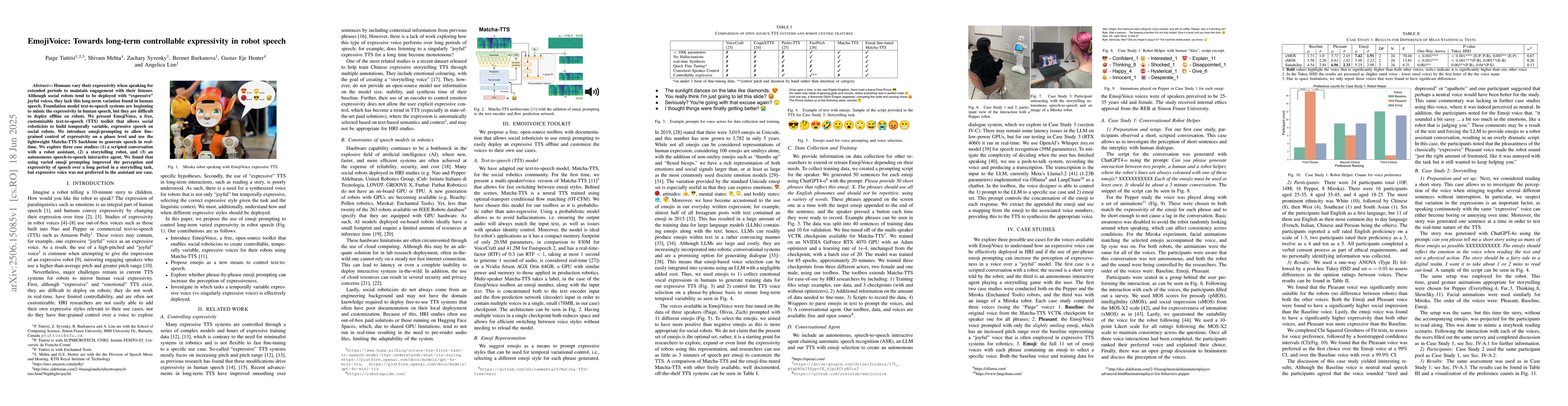 Thumbnail for EmojiVoice: Towards long-term controllable expressivity in robot speech