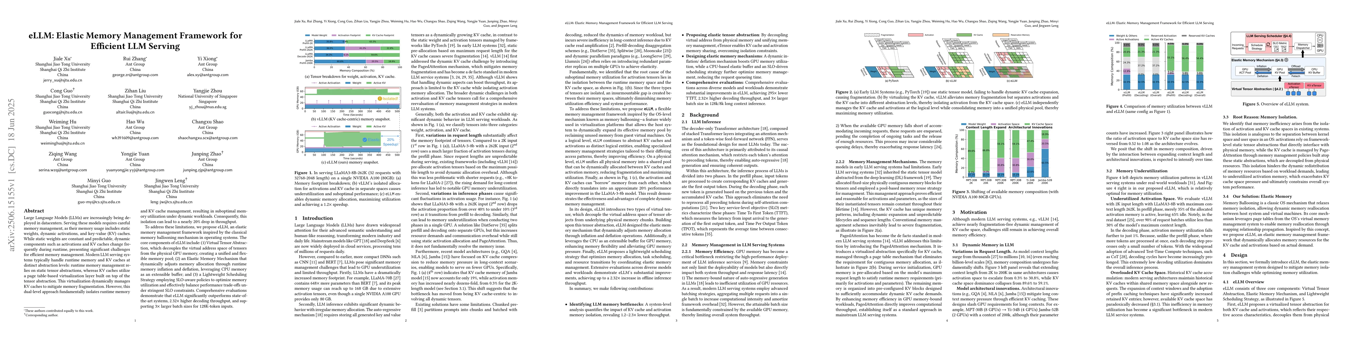 Thumbnail for eLLM: Elastic Memory Management Framework for Efficient LLM Serving