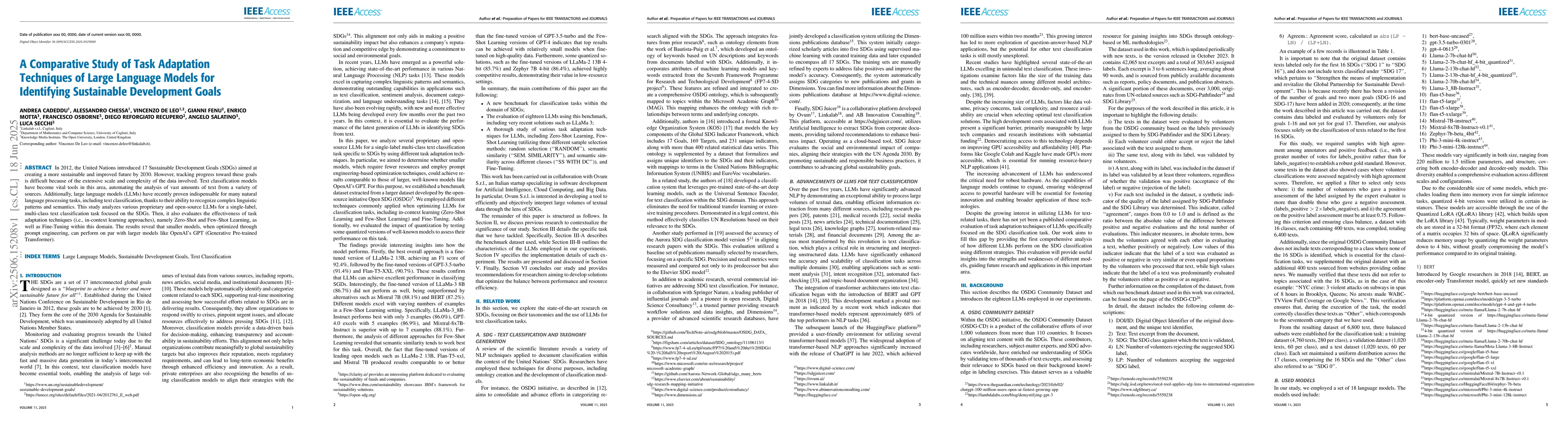 Thumbnail for A Comparative Study of Task Adaptation Techniques of Large Language
  Models for Identifying Sustainable Development Goals