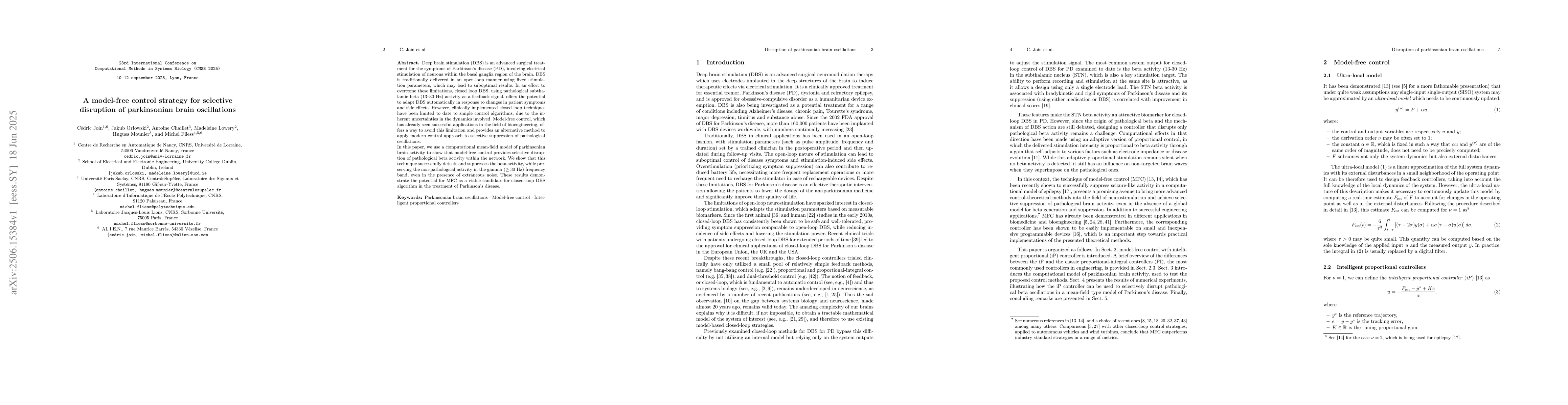 Thumbnail for Disruption of parkinsonian brain oscillations