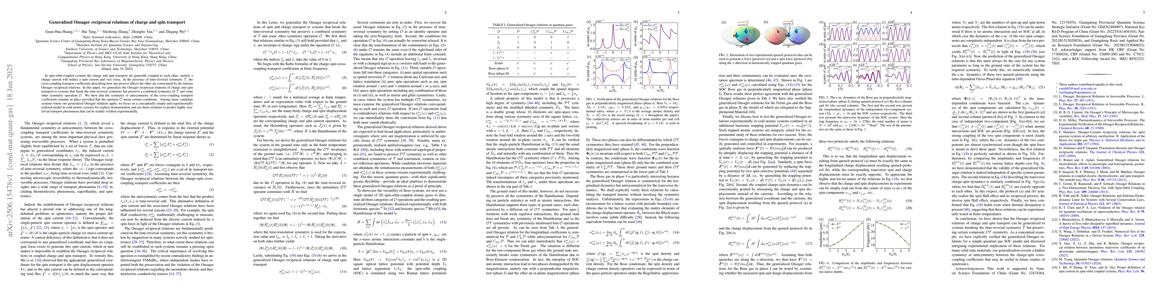 Thumbnail for Generalized Onsager reciprocal relations of charge and spin transport