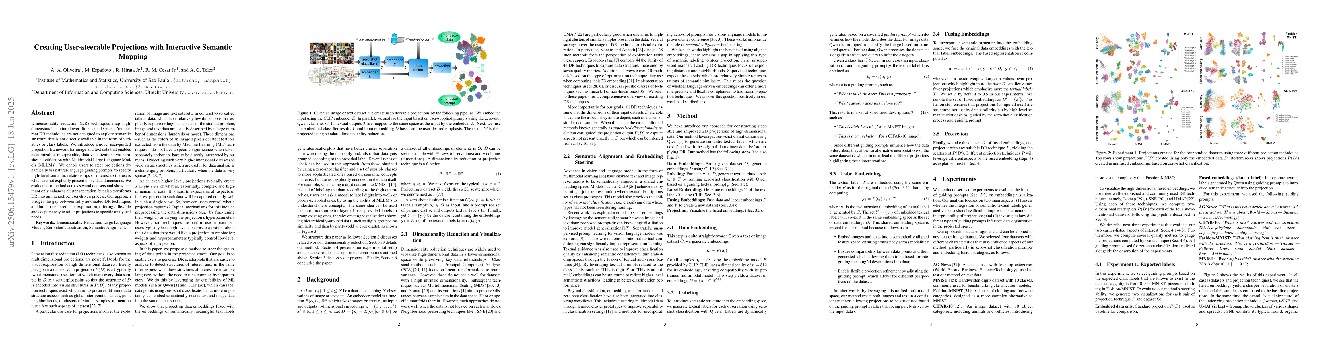 Thumbnail for Creating User-steerable Projections with Interactive Semantic Mapping