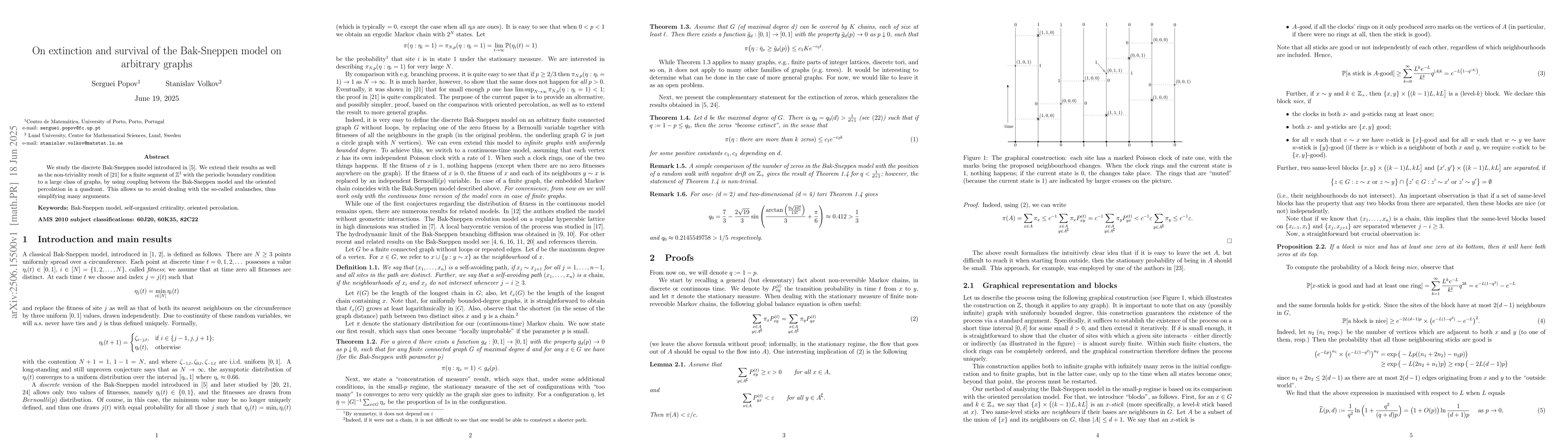 Thumbnail for On extinction and survival of the Bak-Sneppen model on arbitrary graphs