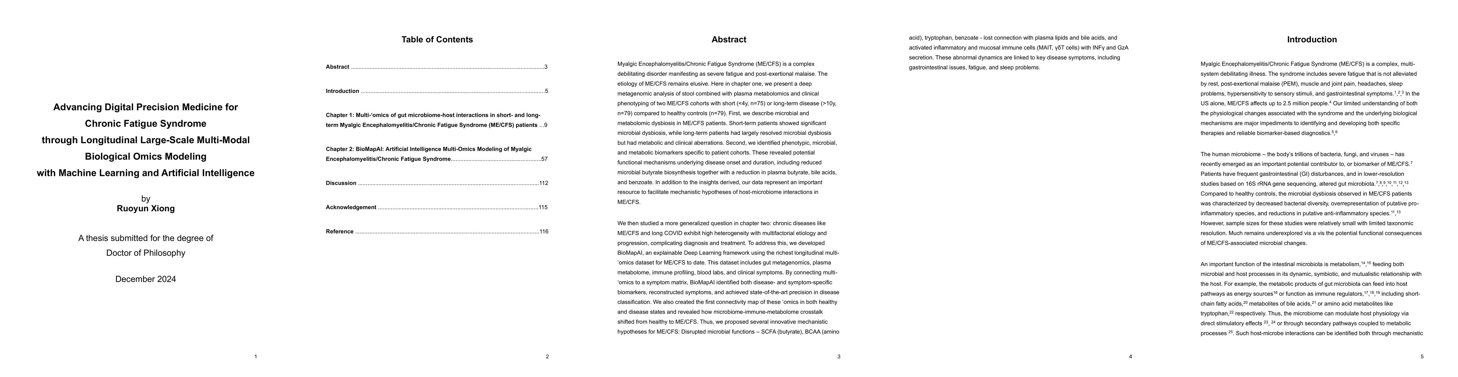 Thumbnail for Advancing Digital Precision Medicine for Chronic Fatigue Syndrome
  through Longitudinal Large-Scale Multi-Modal Biological Omics Modeling with
  Machine Learning and Artificial Intelligence