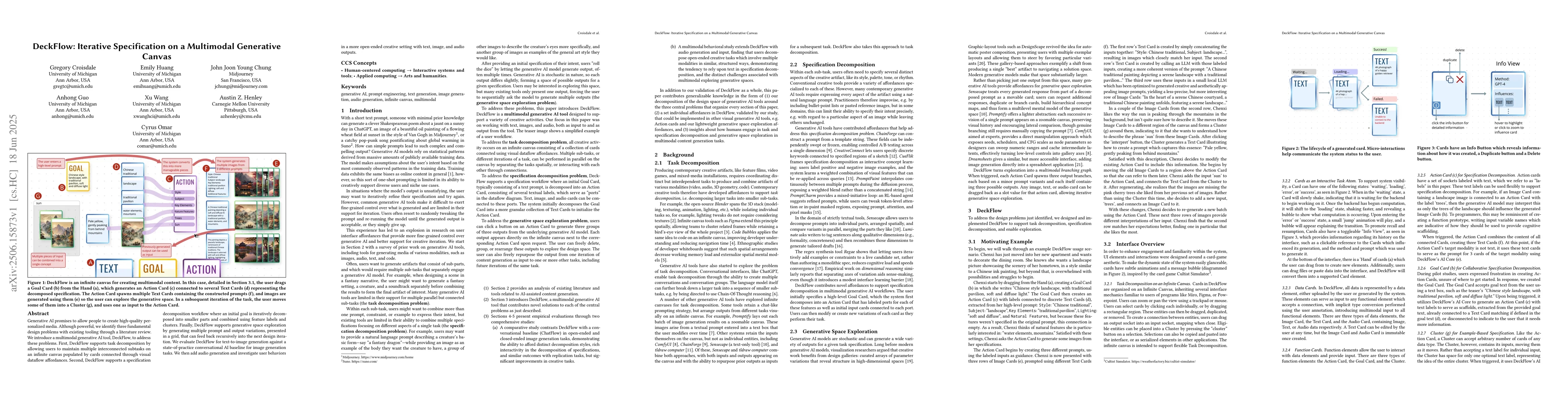 Thumbnail for DeckFlow: Iterative Specification on a Multimodal Generative Canvas