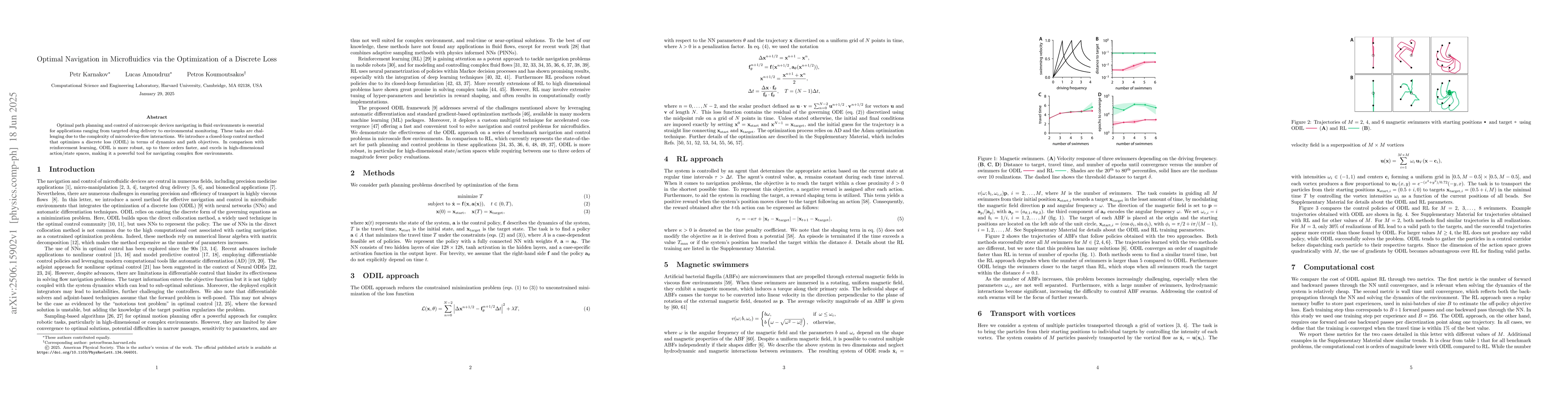 Thumbnail for Optimal Navigation in Microfluidics via the Optimization of a Discrete
  Loss