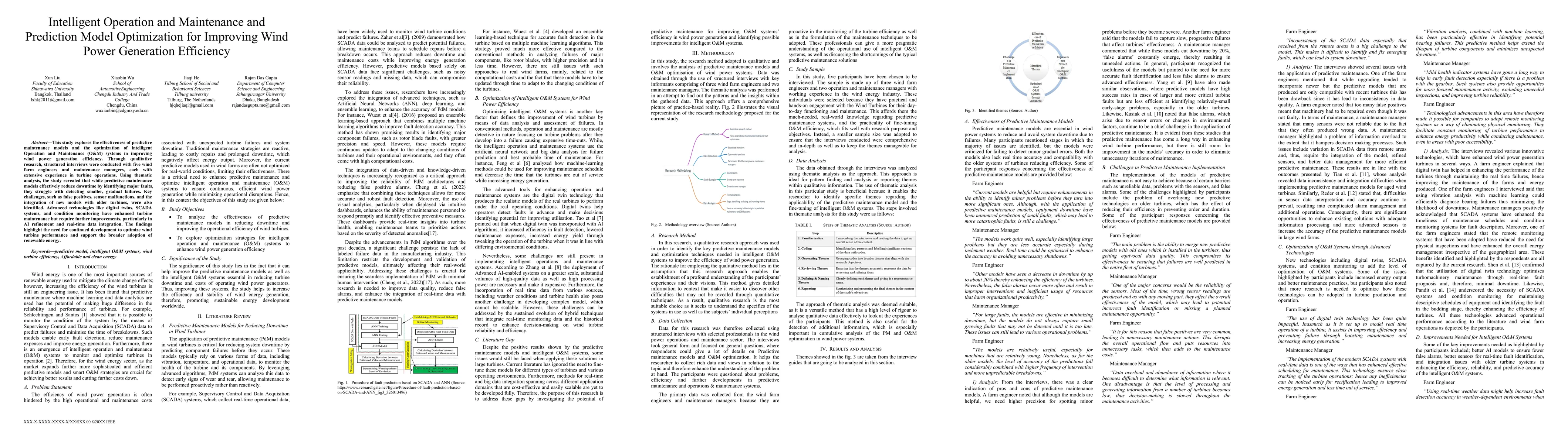 Thumbnail for Intelligent Operation and Maintenance and Prediction Model Optimization
  for Improving Wind Power Generation Efficiency