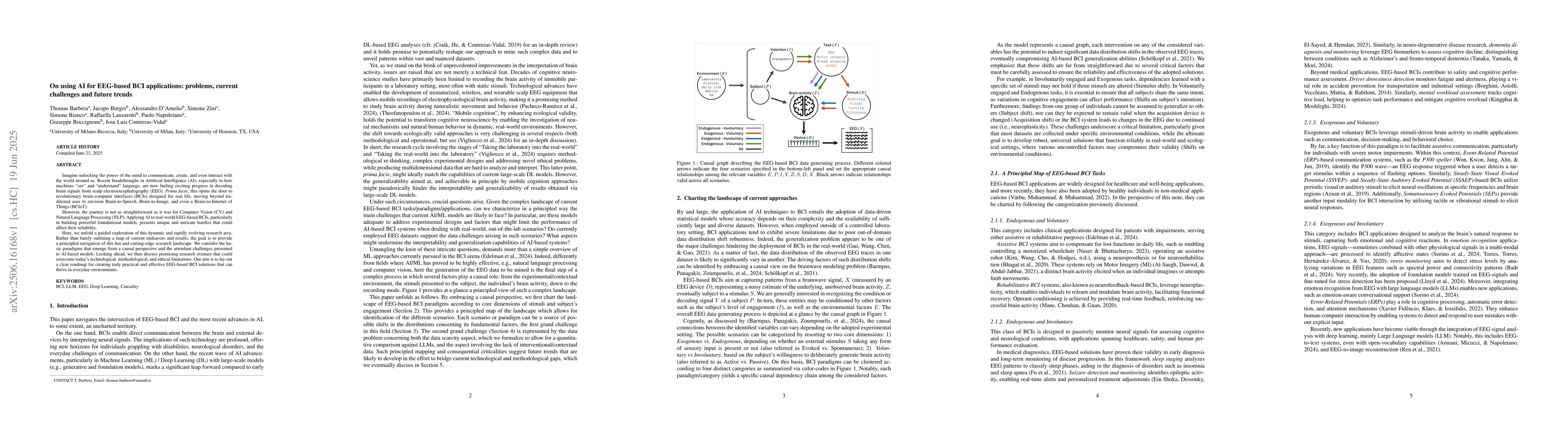 Thumbnail for On using AI for EEG-based BCI applications: problems, current challenges
  and future trends