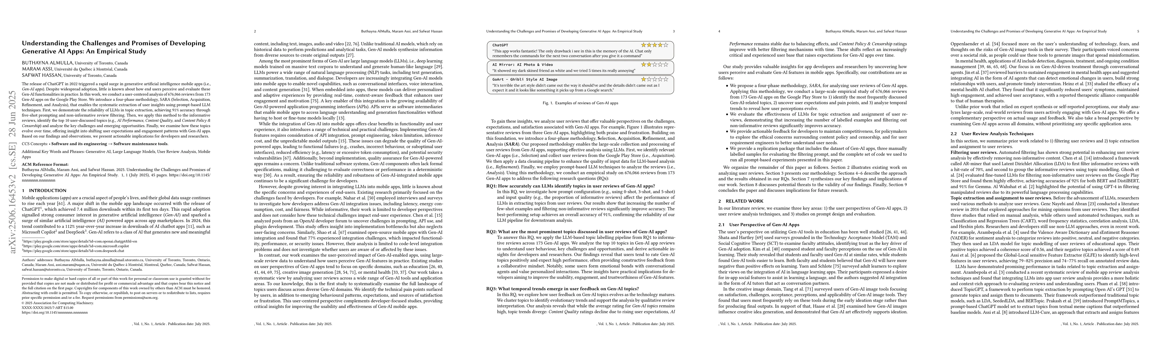 Thumbnail for Understanding the Challenges and Promises of Developing Generative AI
  Apps: An Empirical Study