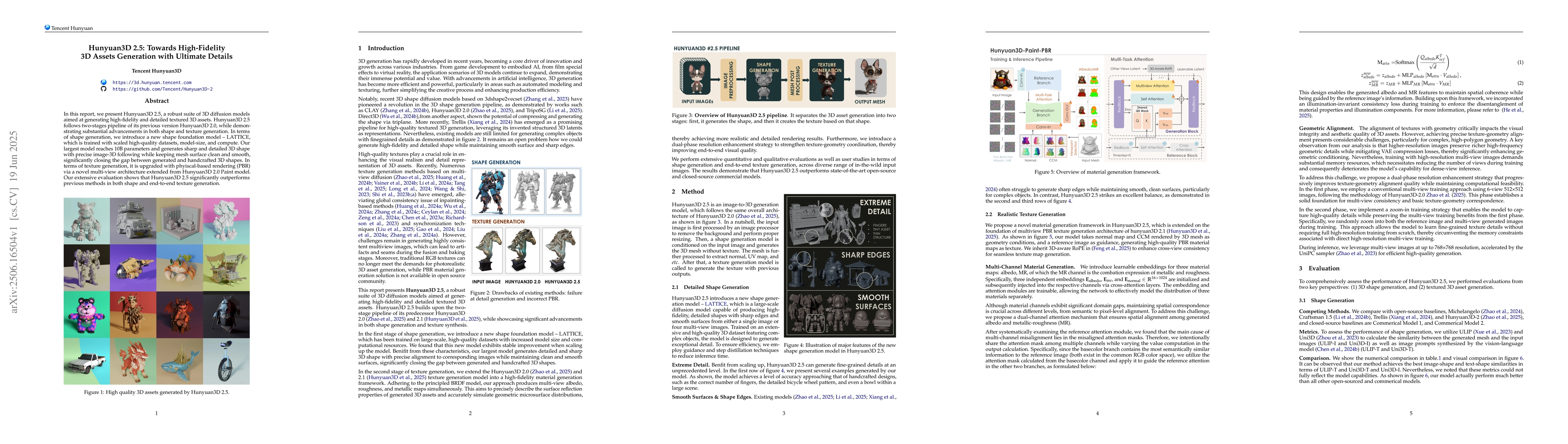 Thumbnail for Hunyuan3D 2.5: Towards High-Fidelity 3D Assets Generation with Ultimate
  Details
