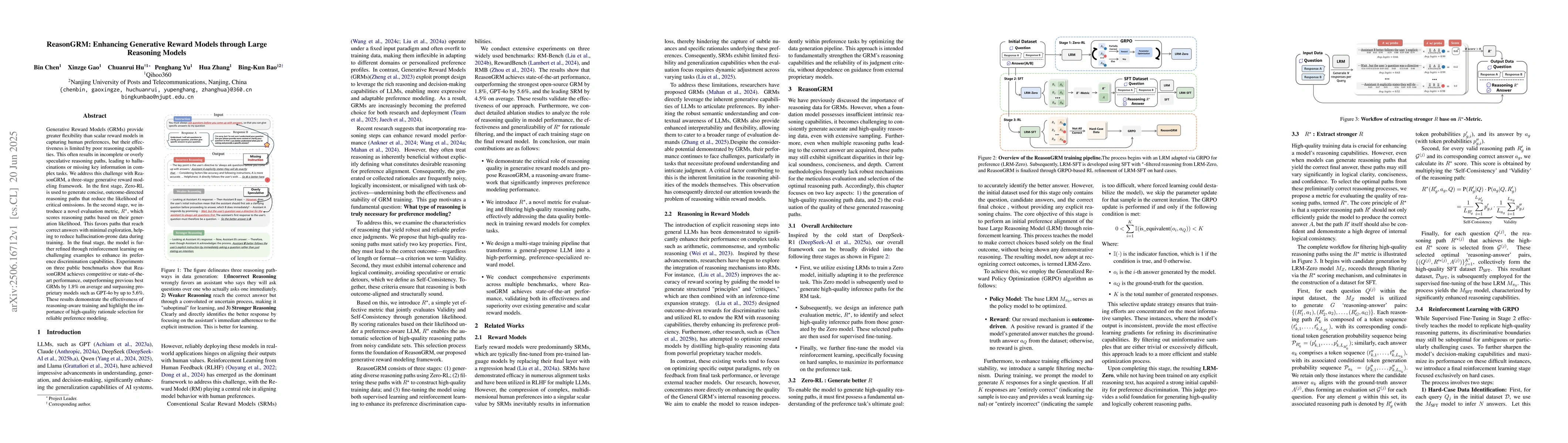 Thumbnail for ReasonGRM: Enhancing Generative Reward Models through Large Reasoning
  Models