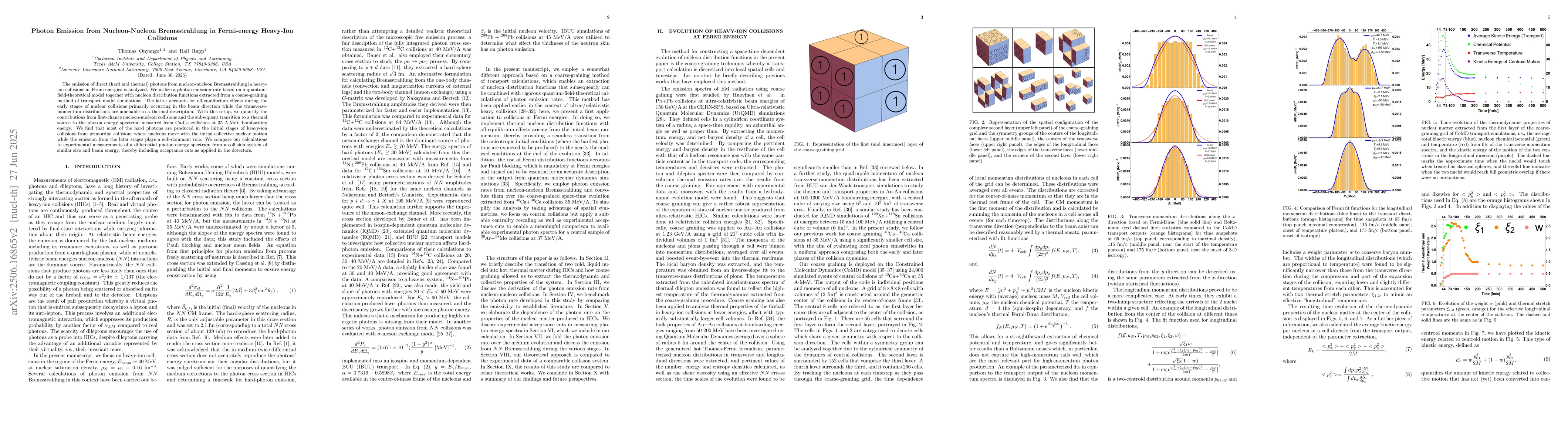 Thumbnail for Photon Emission from Nucleon-Nucleon Bremsstrahlung in Fermi-energy
  Heavy-Ion Collisions