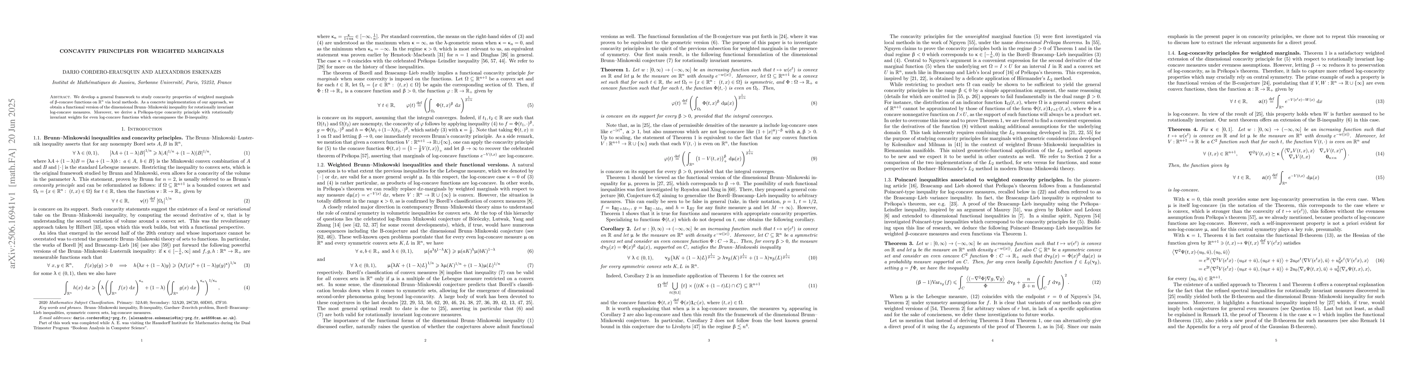 Thumbnail for Concavity principles for weighted marginals