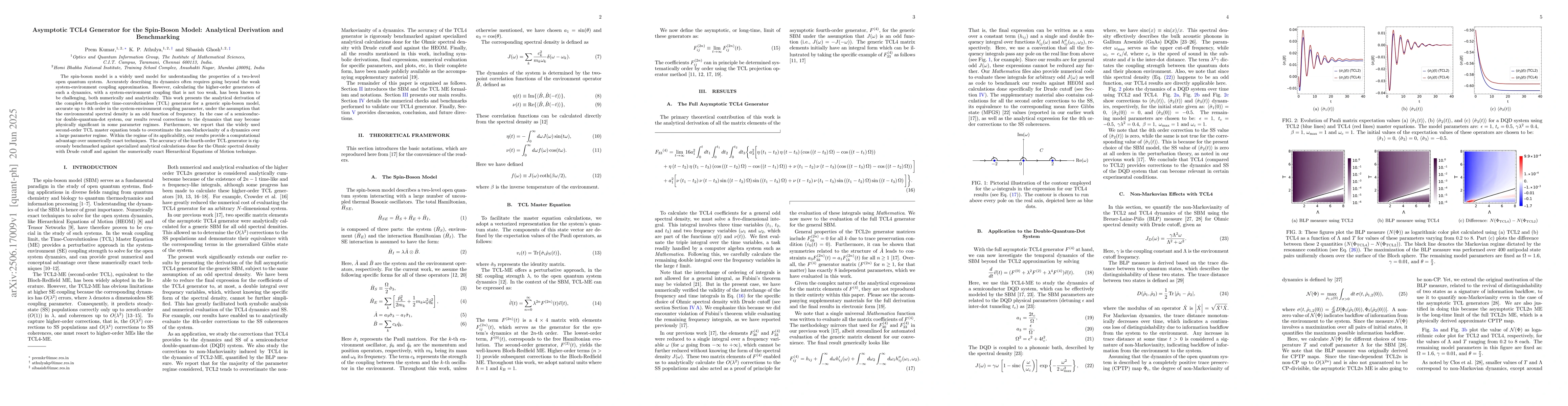 Thumbnail for Asymptotic TCL4 Generator for the Spin-Boson Model: Analytical
  Derivation and Benchmarking