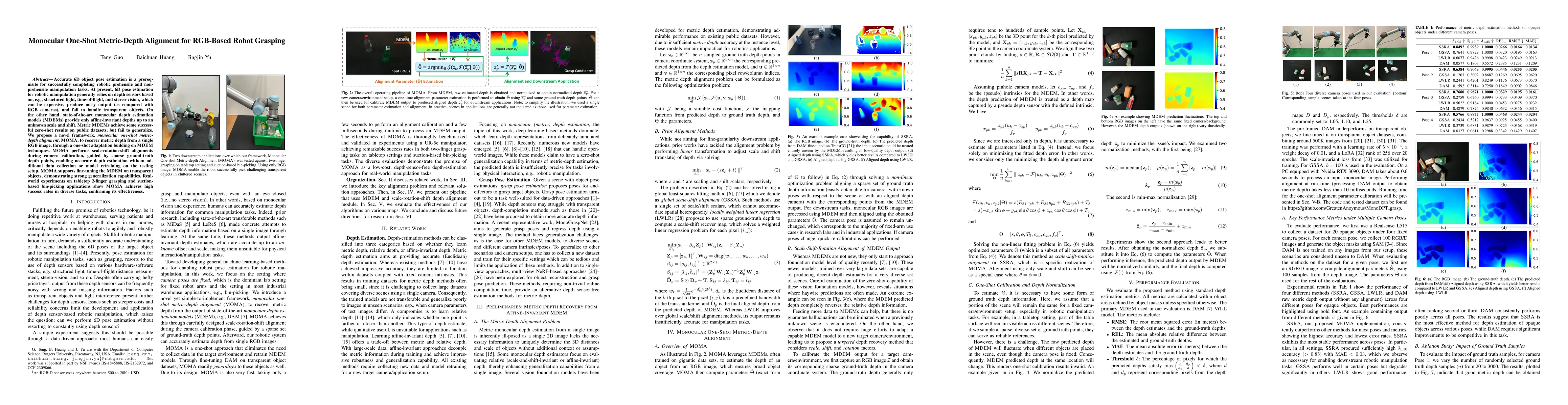 Thumbnail for Monocular One-Shot Metric-Depth Alignment for RGB-Based Robot Grasping