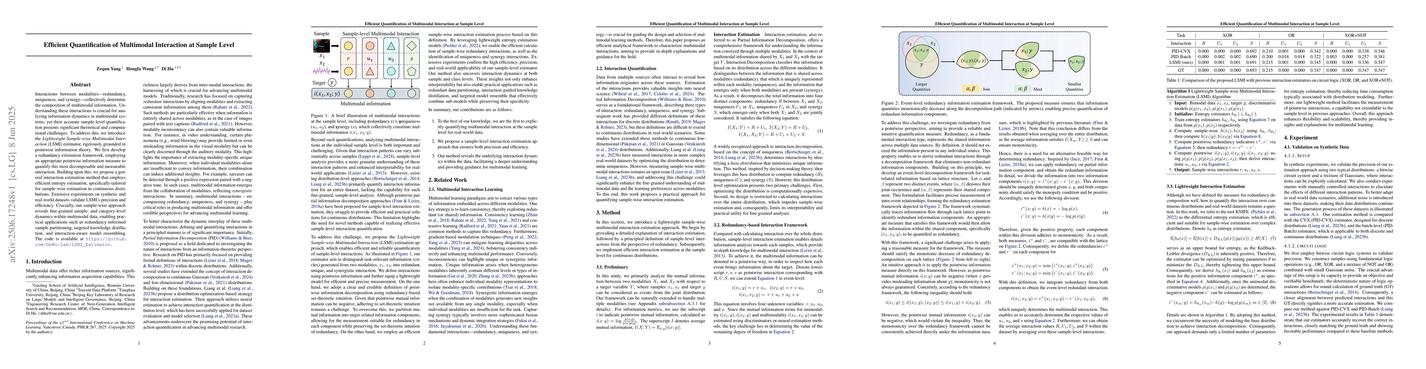 Thumbnail for Efficient Quantification of Multimodal Interaction at Sample Level
