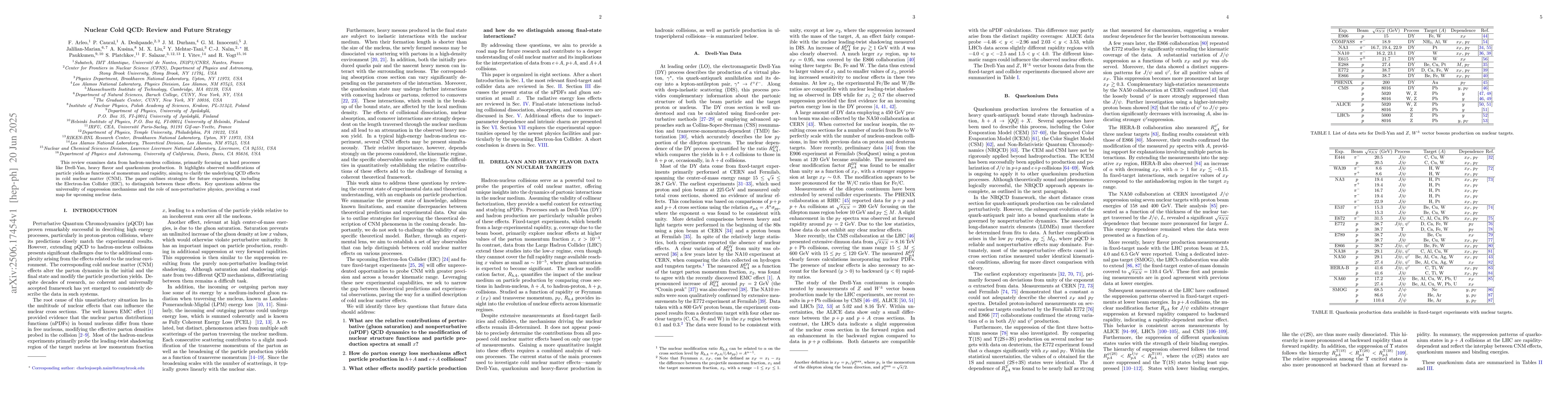 Thumbnail for Nuclear Cold QCD: Review and Future Strategy
