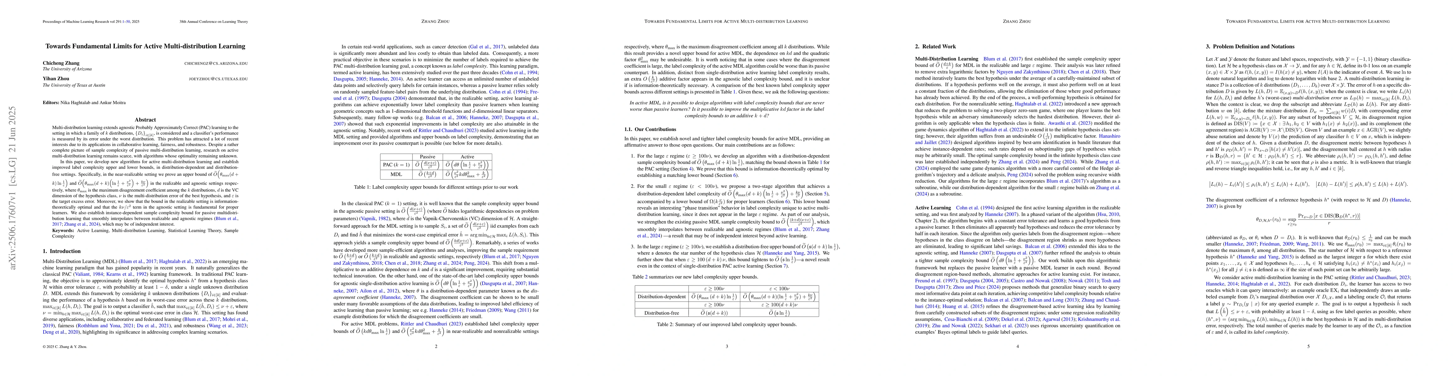 Thumbnail for Towards Fundamental Limits for Active Multi-distribution Learning