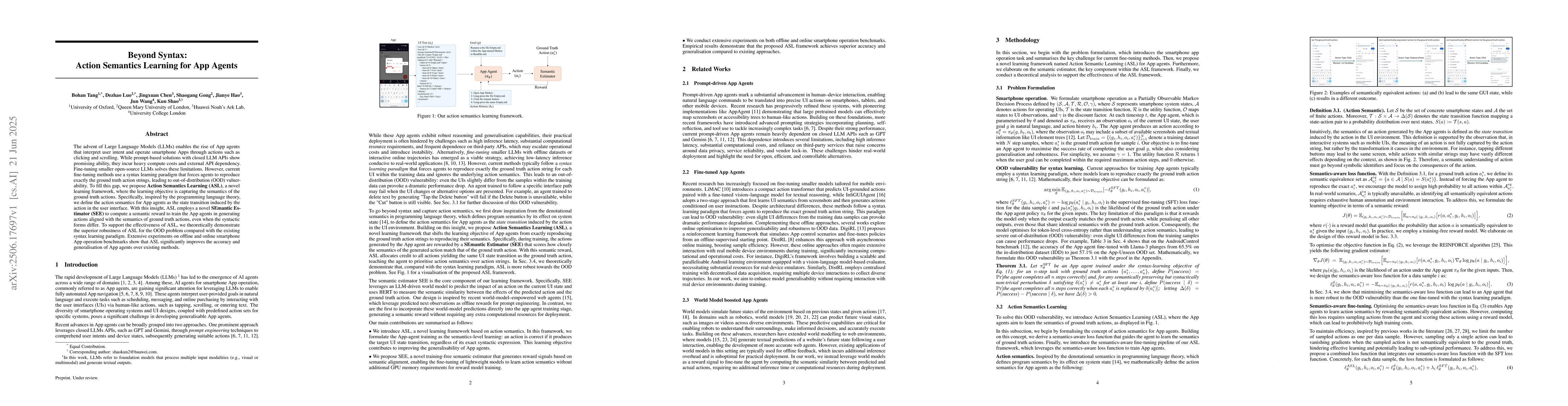 Thumbnail for Beyond Syntax: Action Semantics Learning for App Agents