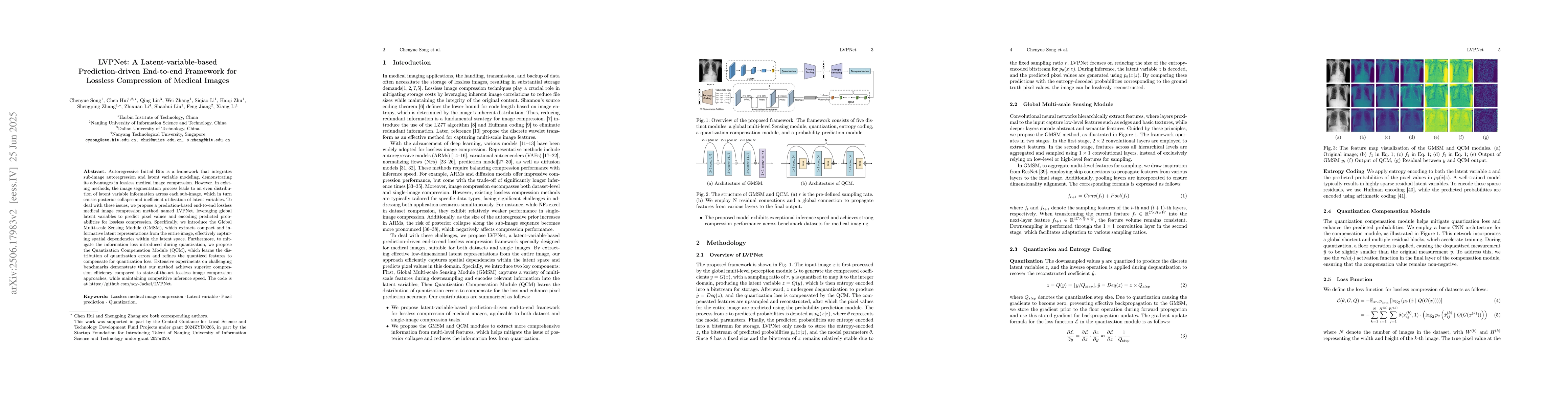 Thumbnail for LVPNet: A Latent-variable-based Prediction-driven End-to-end Framework
  for Lossless Compression of Medical Images