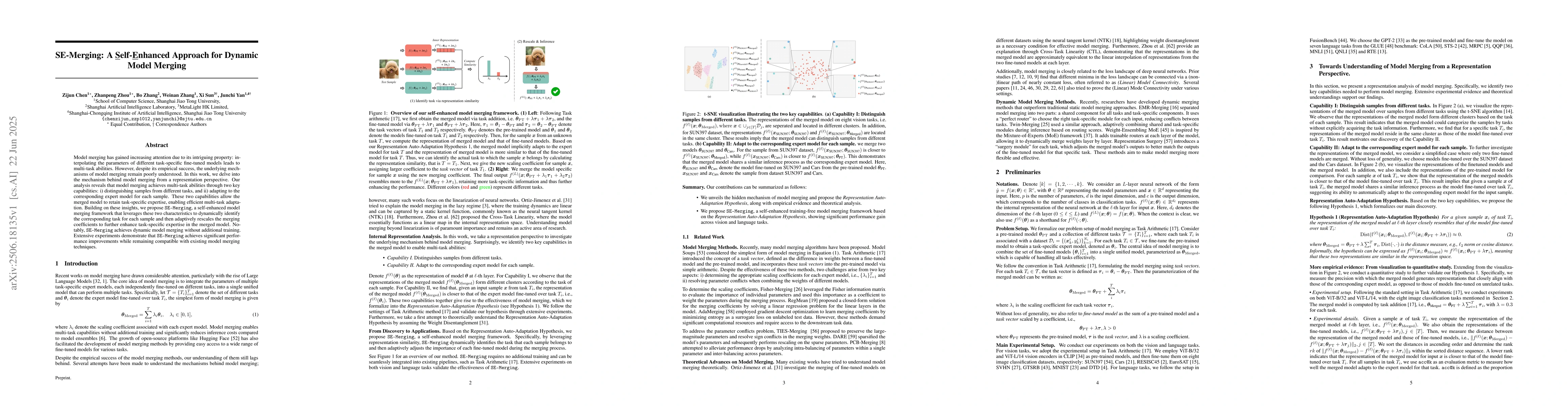 Thumbnail for SE-Merging: A Self-Enhanced Approach for Dynamic Model Merging