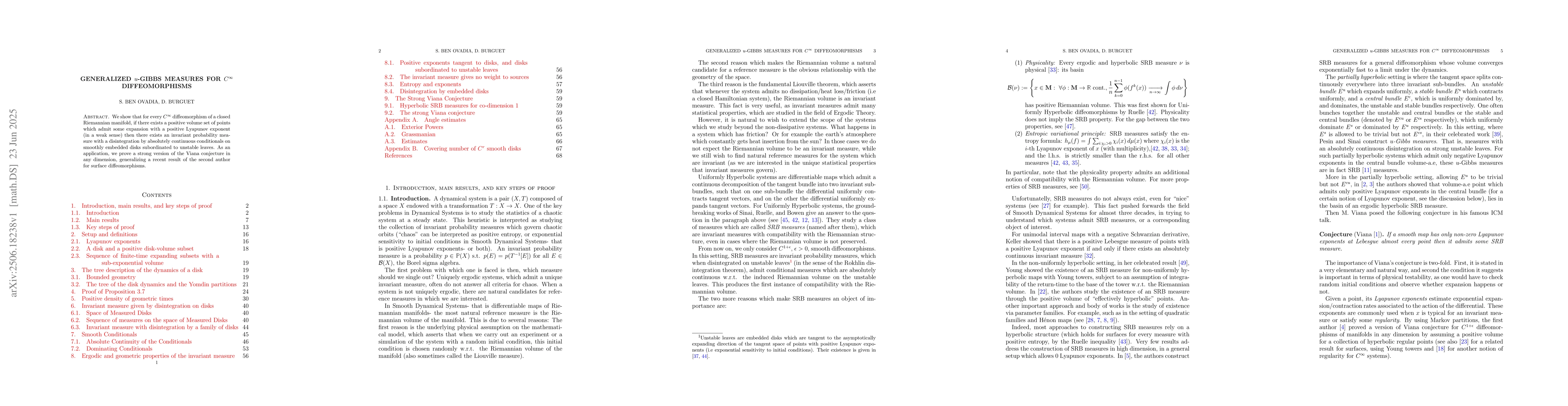 Thumbnail for Generalized $u$-Gibbs measures for $C^\infty$ diffeomorphisms