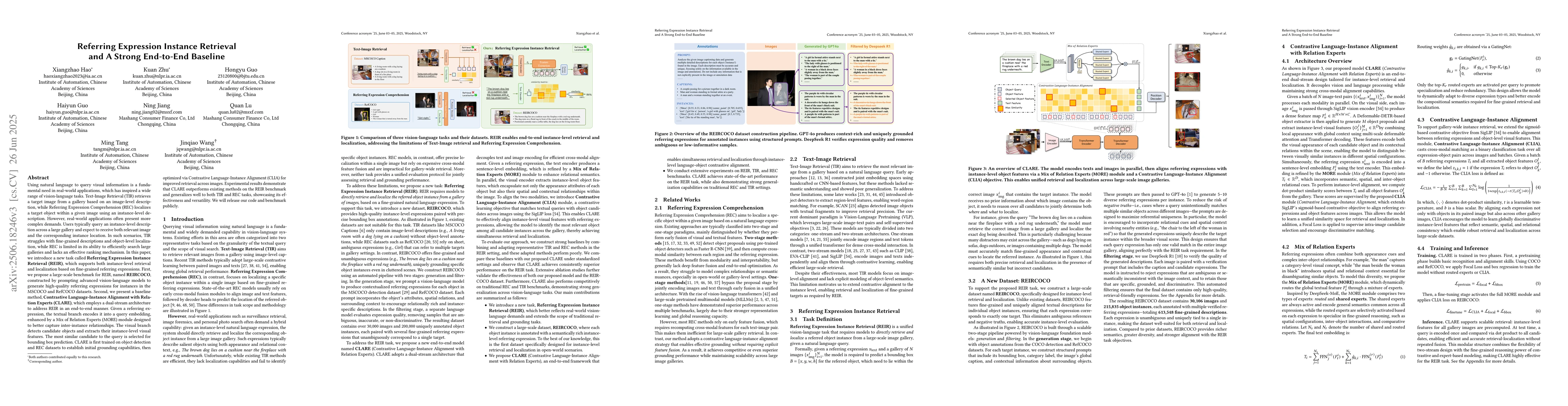 Thumbnail for Referring Expression Instance Retrieval and A Strong End-to-End Baseline
