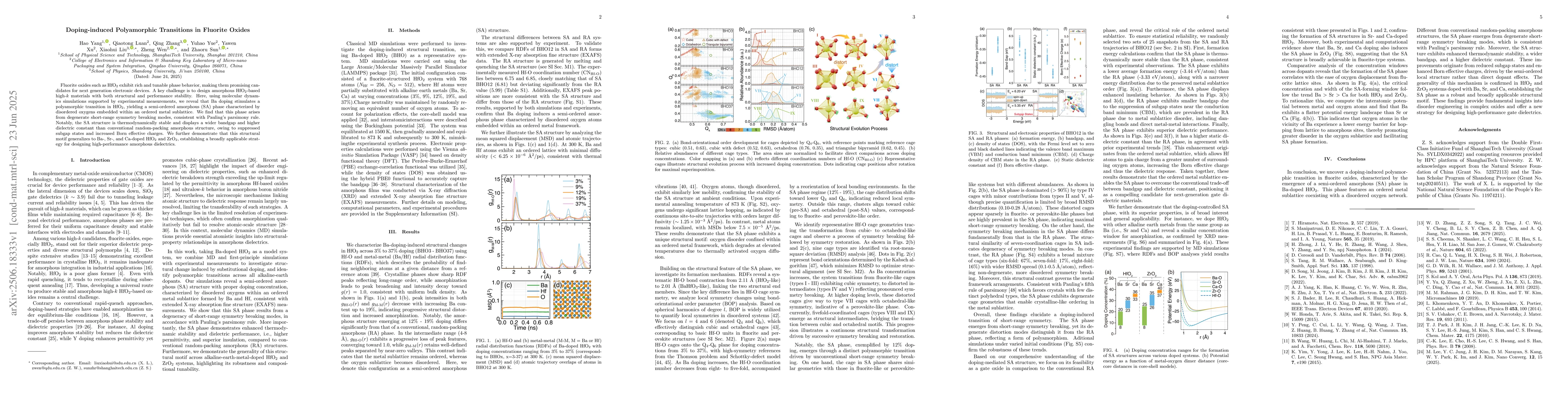 Thumbnail for Doping-induced Polyamorphic Transitions in Fluorite Oxides