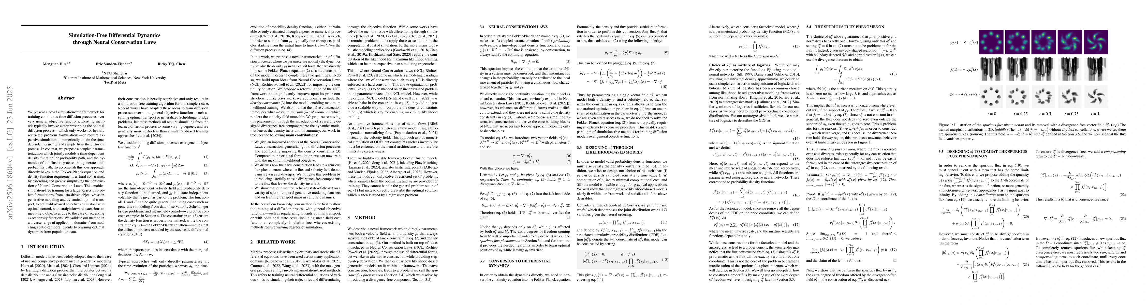 Thumbnail for Simulation-Free Differential Dynamics through Neural Conservation Laws