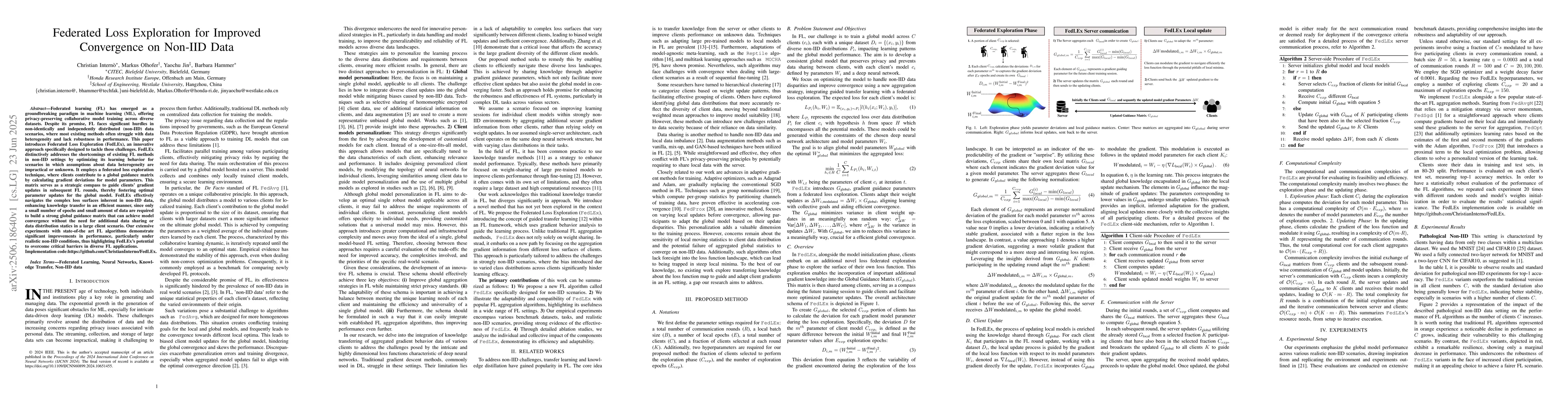 Thumbnail for Federated Loss Exploration for Improved Convergence on Non-IID Data