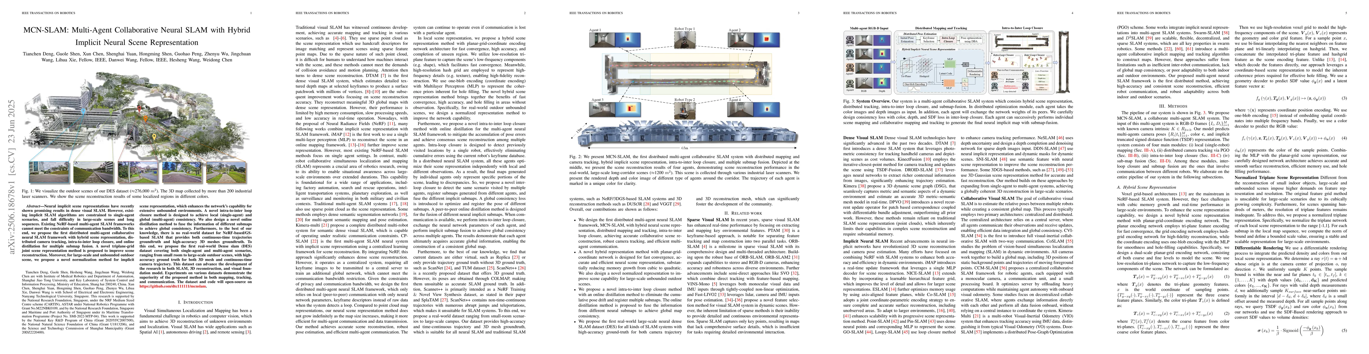 Thumbnail for MCN-SLAM: Multi-Agent Collaborative Neural SLAM with Hybrid Implicit
  Neural Scene Representation