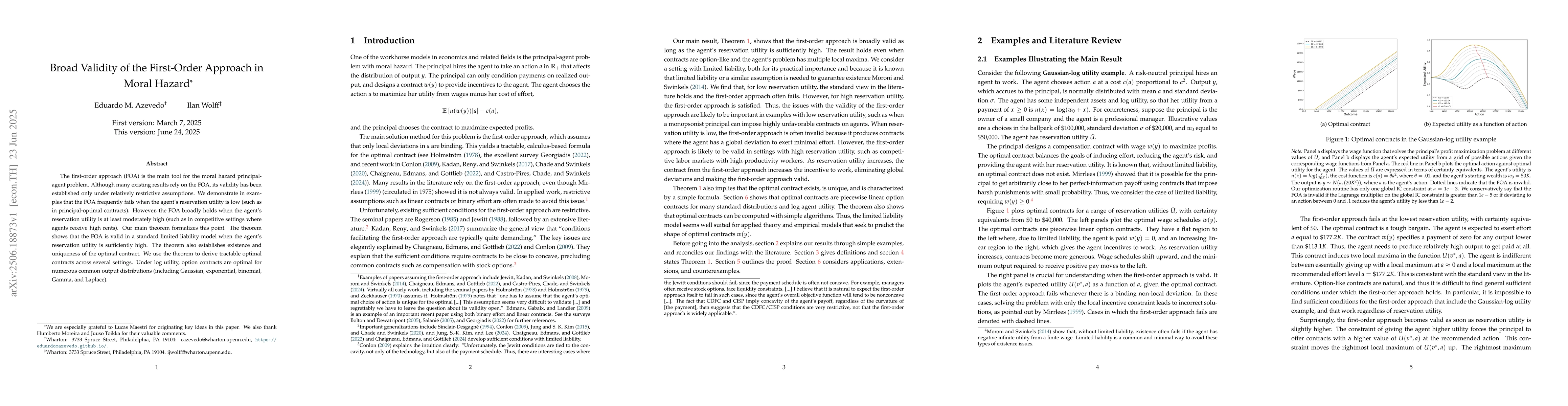Thumbnail for Broad Validity of the First-Order Approach in Moral Hazard