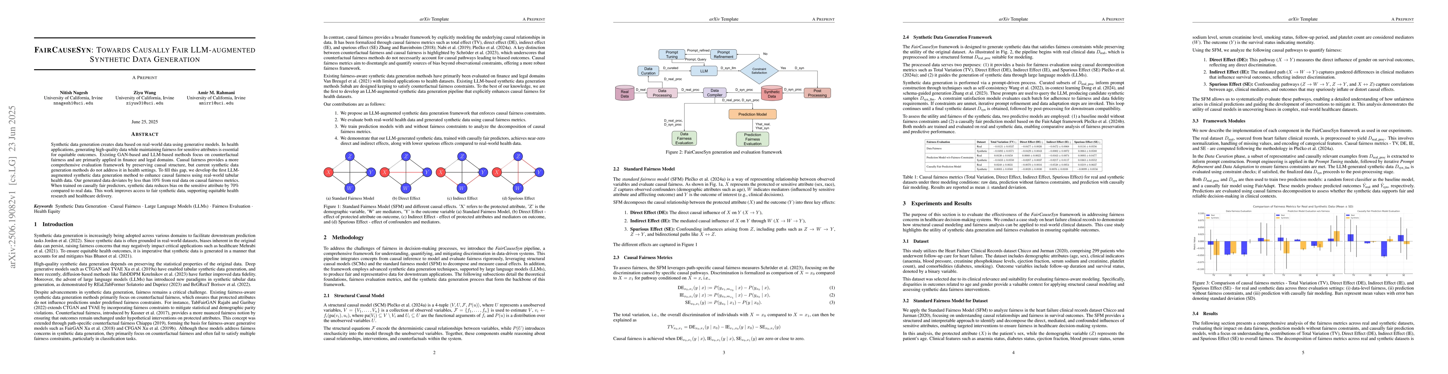 Thumbnail for FairCauseSyn: Towards Causally Fair LLM-Augmented Synthetic Data
  Generation