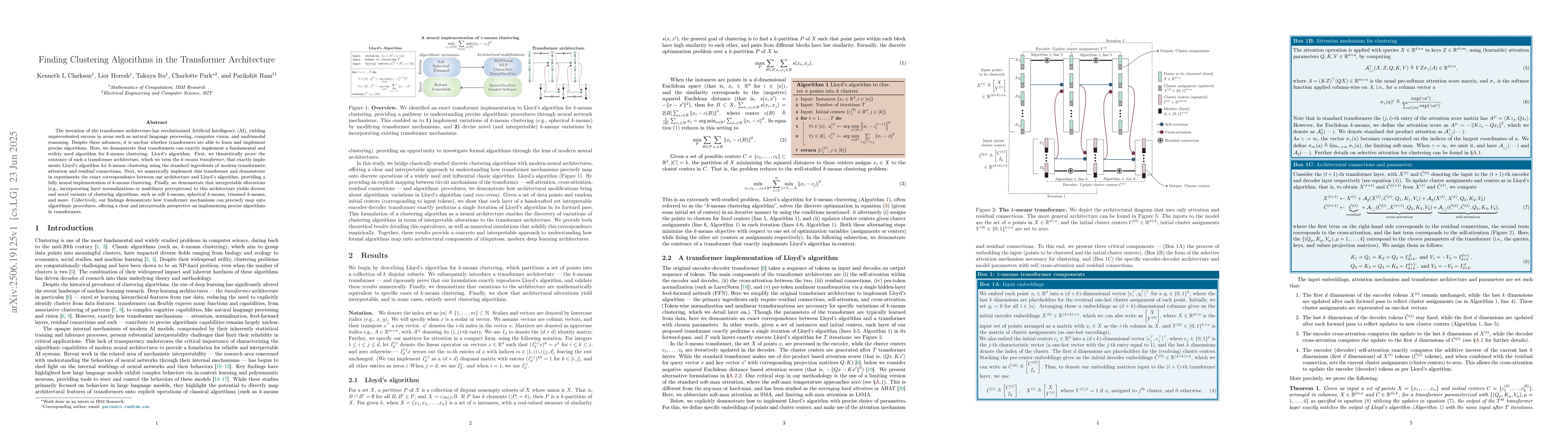 Thumbnail for Finding Clustering Algorithms in the Transformer Architecture