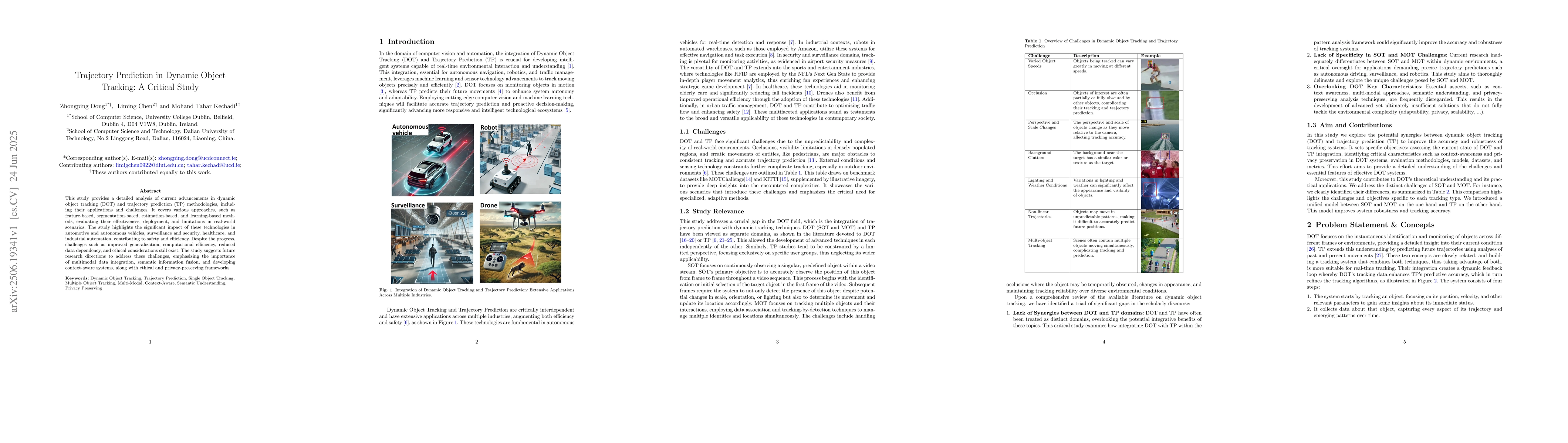Thumbnail for Trajectory Prediction in Dynamic Object Tracking: A Critical Study