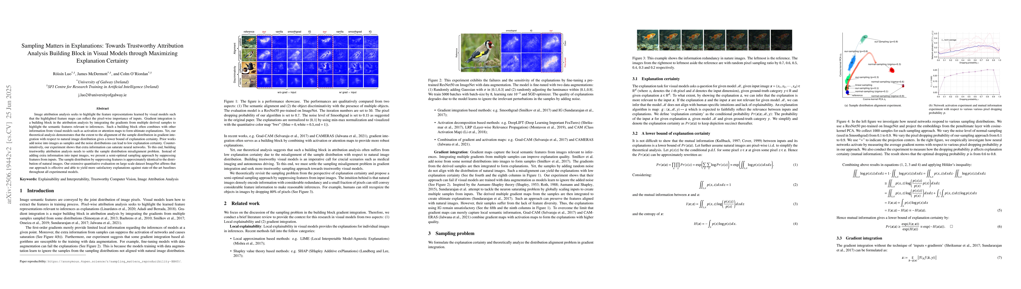 Thumbnail for Sampling Matters in Explanations: Towards Trustworthy Attribution
  Analysis Building Block in Visual Models through Maximizing Explanation
  Certainty