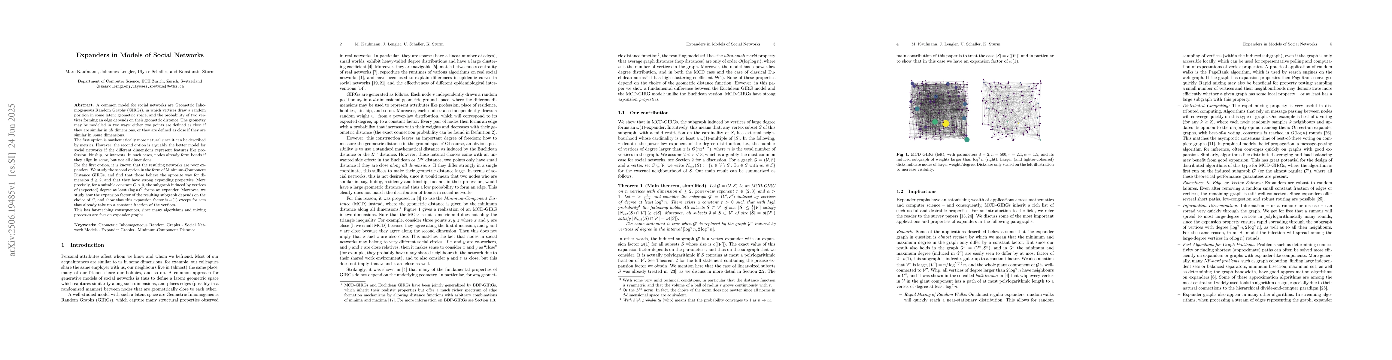 Thumbnail for Expanders in Models of Social Networks