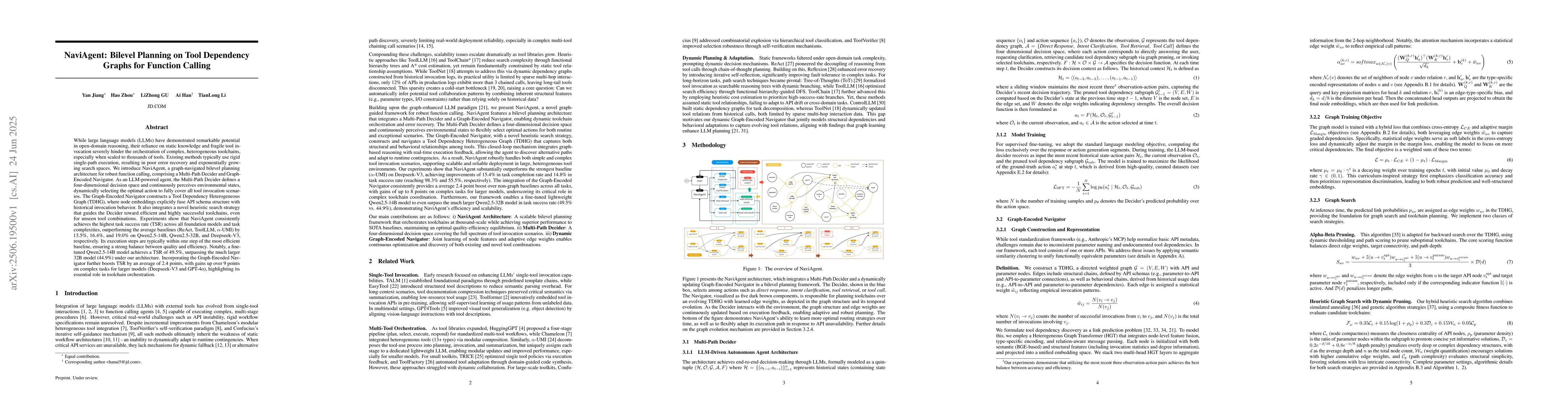 Thumbnail for NaviAgent: Bilevel Planning on Tool Dependency Graphs for Function
  Calling
