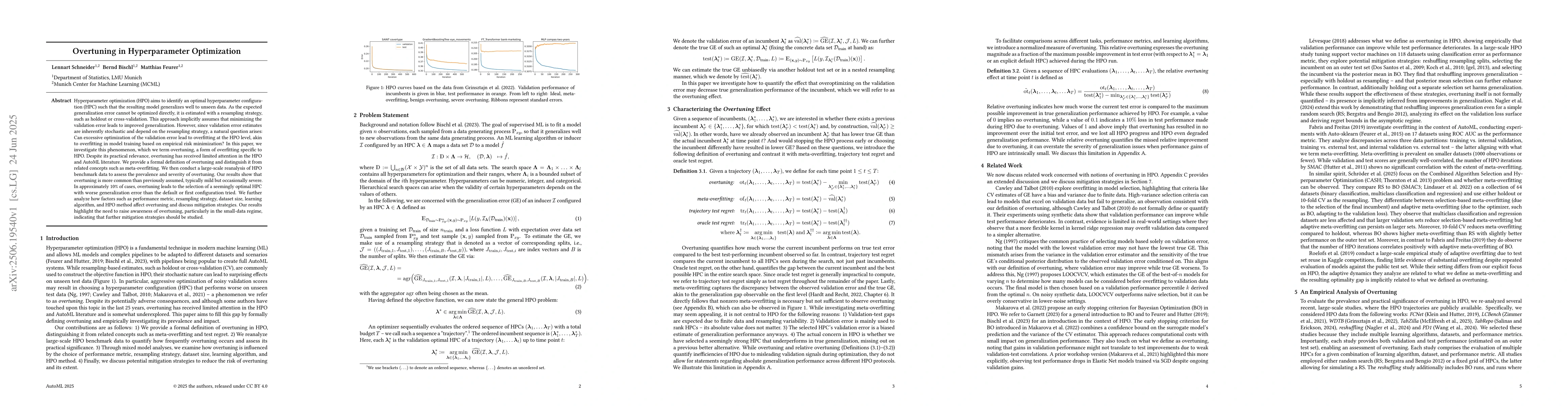 Thumbnail for Overtuning in Hyperparameter Optimization