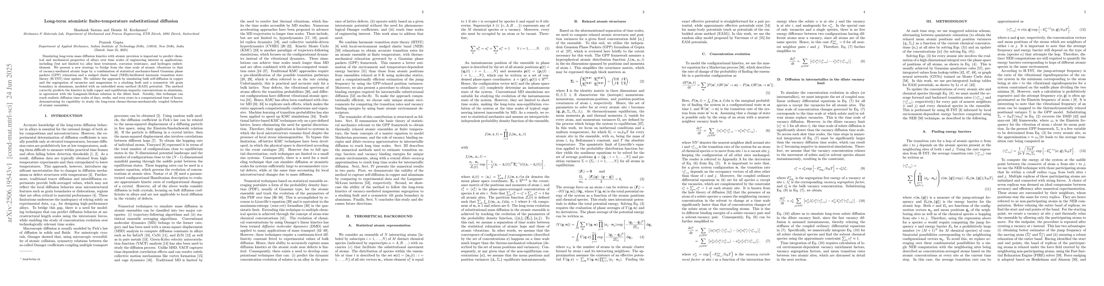 Thumbnail for Long-term atomistic finite-temperature substitutional diffusion