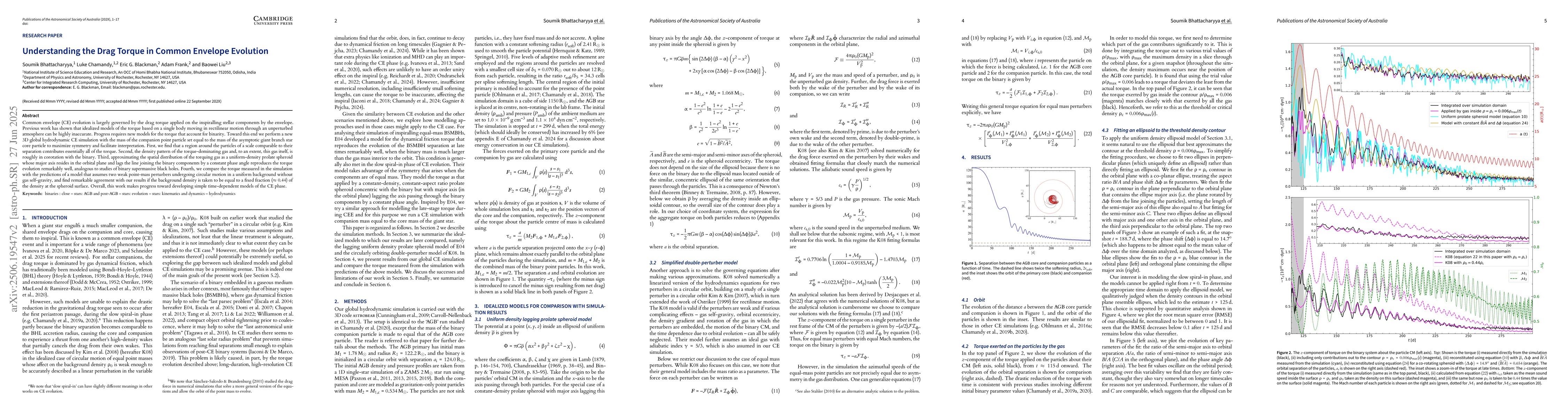 Thumbnail for Understanding the Drag Torque in Common Envelope Evolution