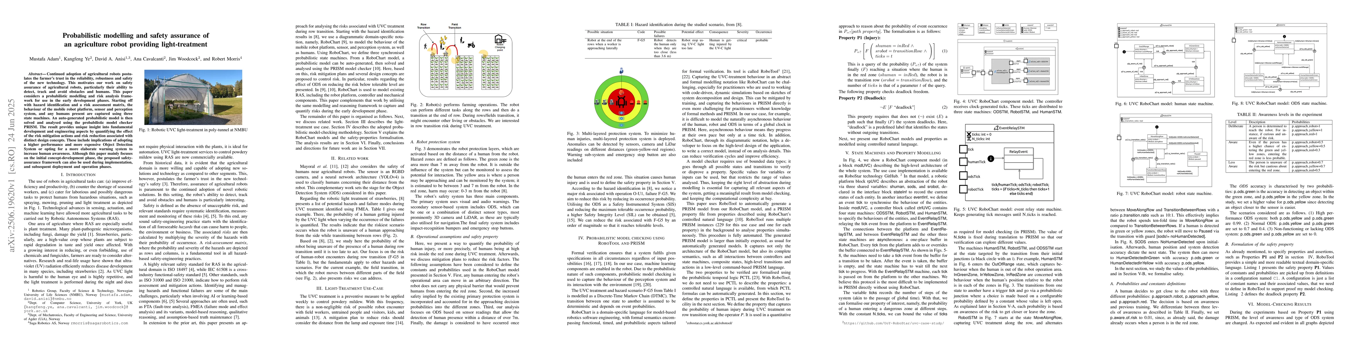 Thumbnail for Probabilistic modelling and safety assurance of an agriculture robot
  providing light-treatment